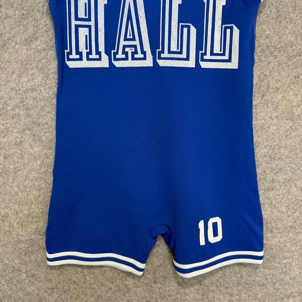 Vintage Champion Wrestling Bib‎ Jersey Adult Large Hall #10 Team Issued 80s USA